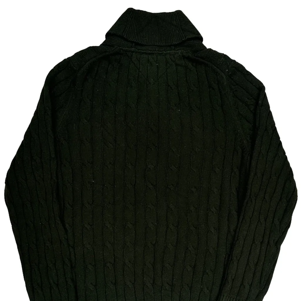 Tommy Hilfiger Tall Jumper - Large Green Cotton - Image 6