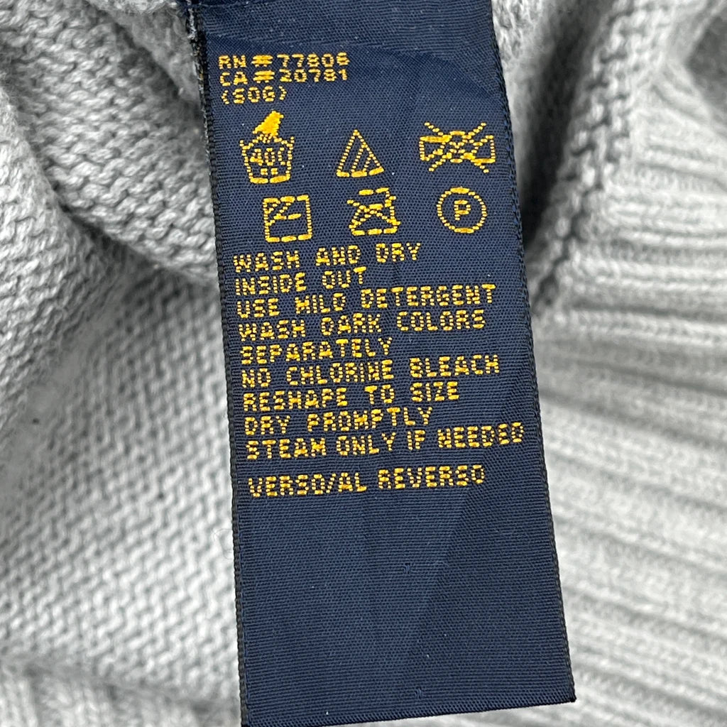 Tommy Hilfiger Jumper - XL Grey Cotton - Image 4