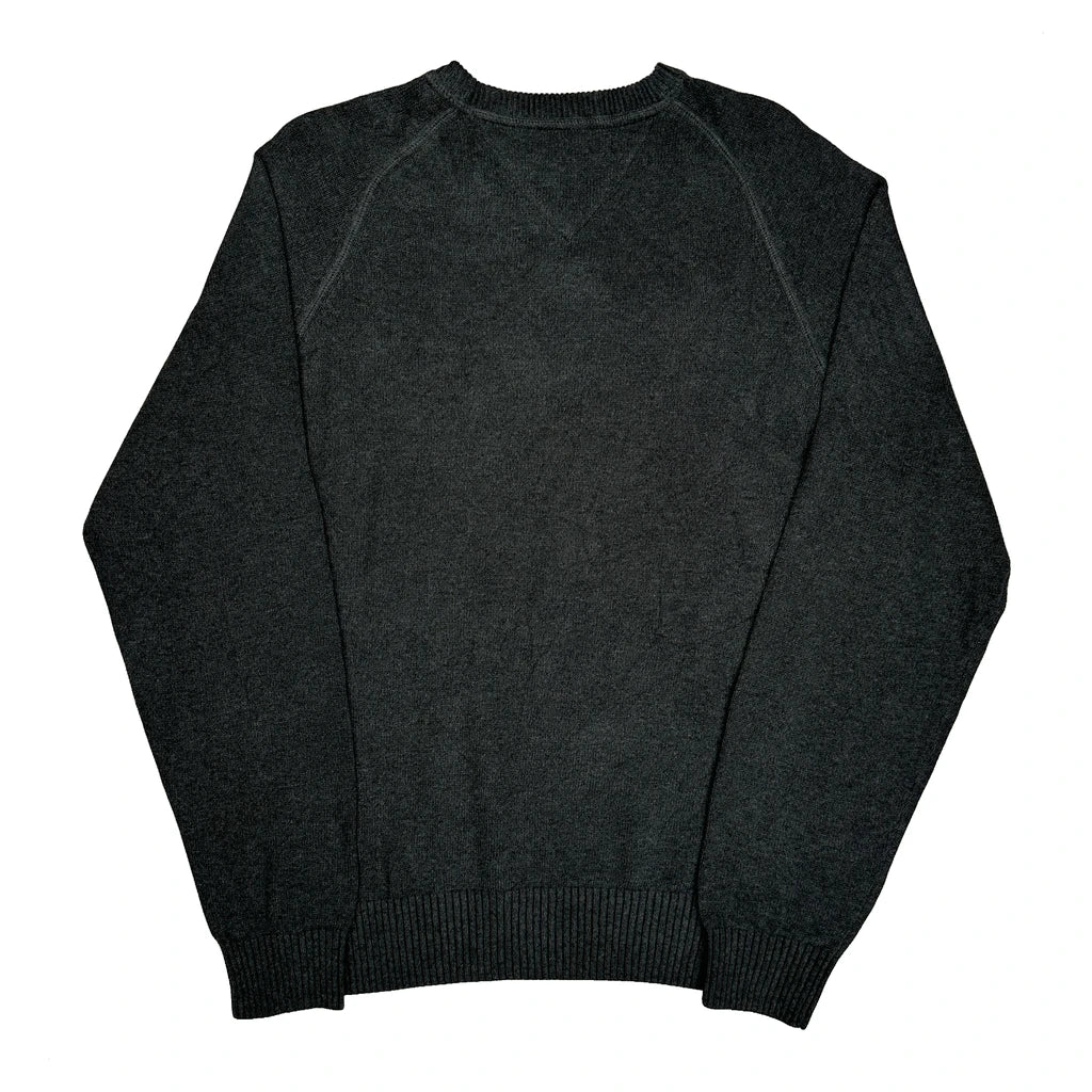 Tommy Hilfiger Jumper - XL Grey Cotton - Image 2