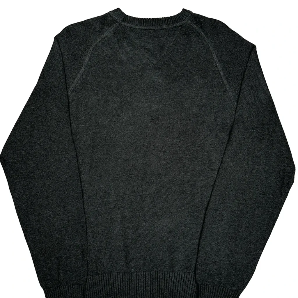 Tommy Hilfiger Jumper - XL Grey Cotton - Image 6