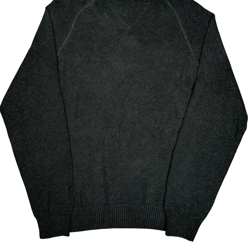 Tommy Hilfiger Jumper - XL Grey Cotton - Image 7