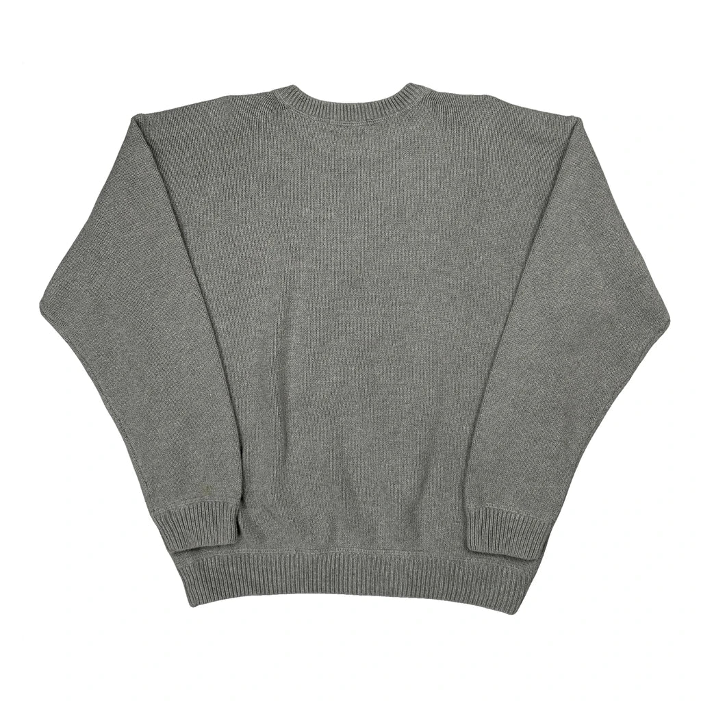 Tommy Hilfiger Jumper - XL Grey Cotton - Image 2
