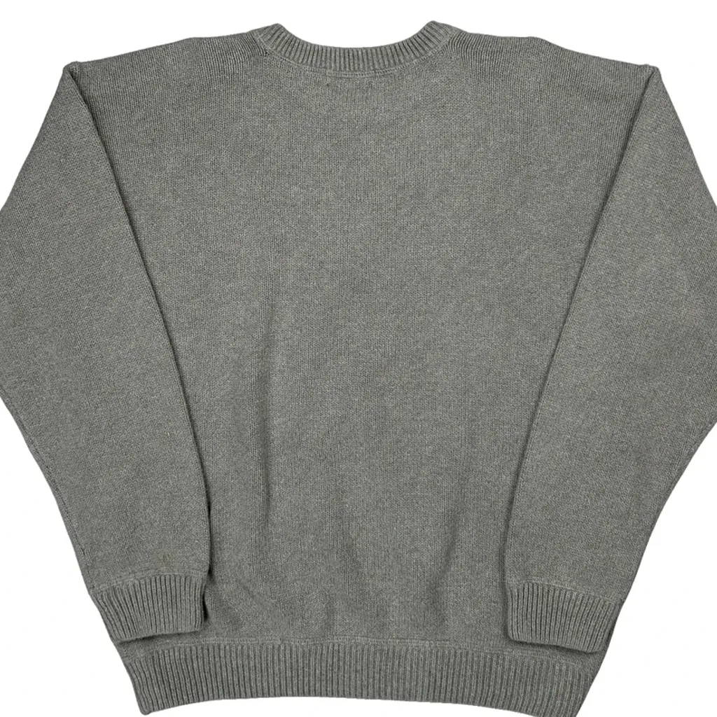 Tommy Hilfiger Jumper - XL Grey Cotton - Image 6