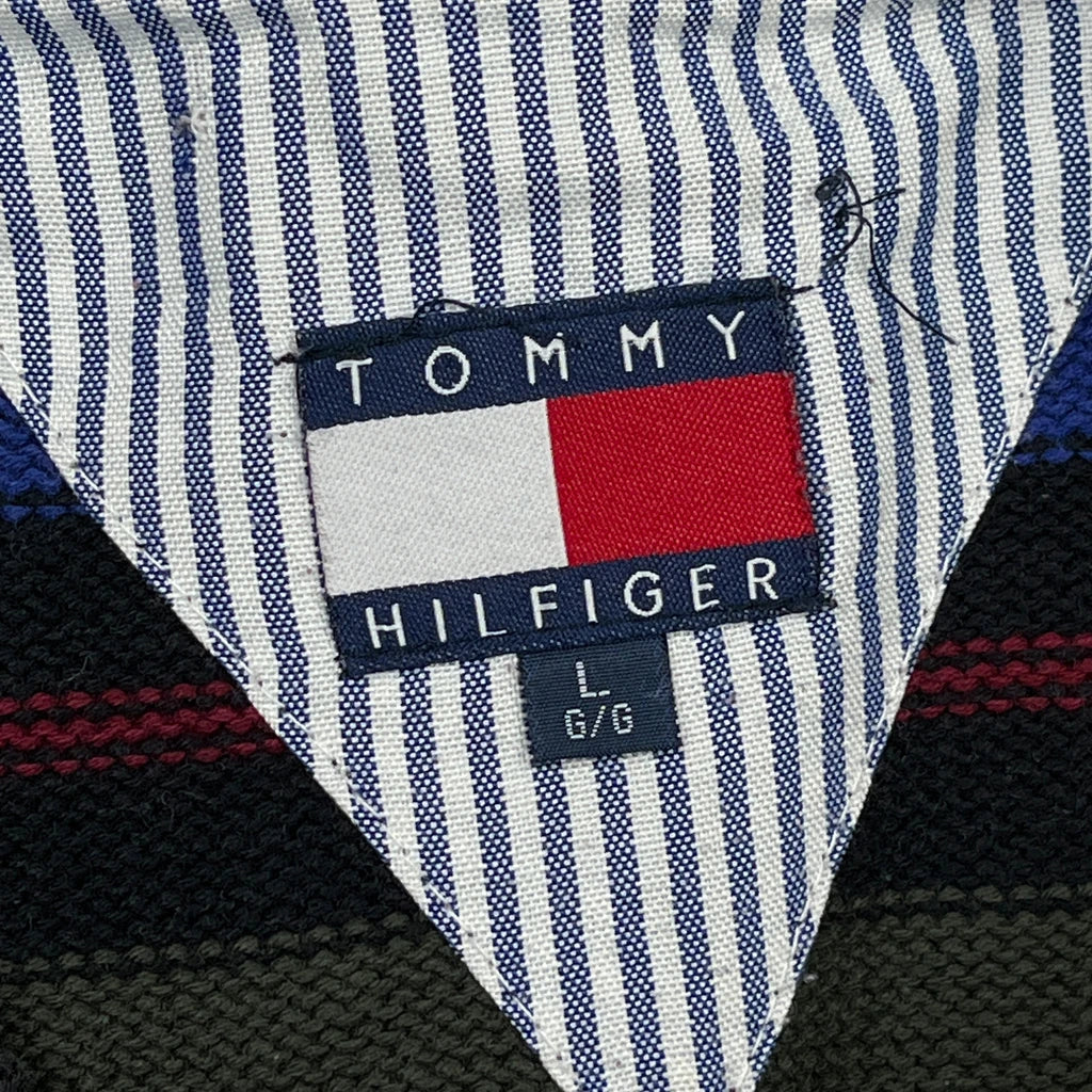 Tommy Hilfiger Striped Jumper - Large Multicoloured Cotton - Image 3