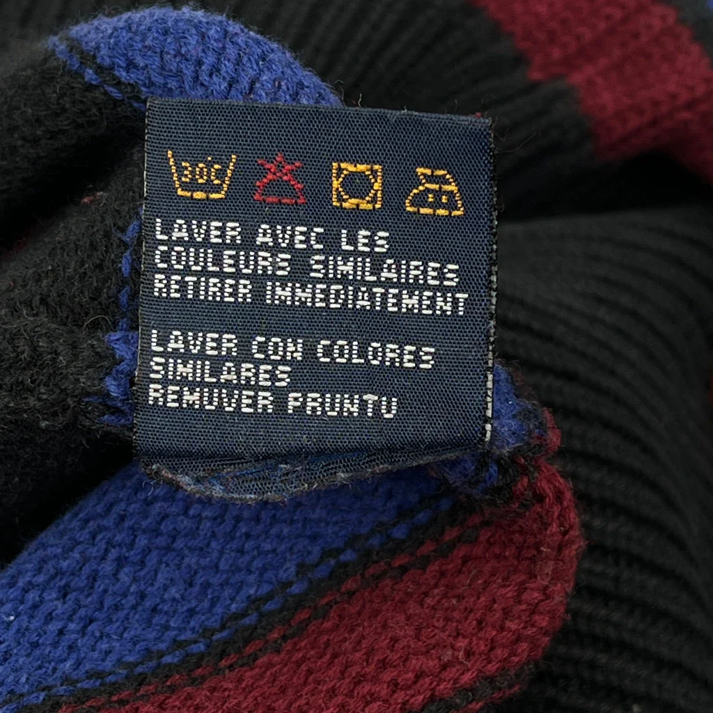 Tommy Hilfiger Striped Jumper - Large Multicoloured Cotton - Image 4