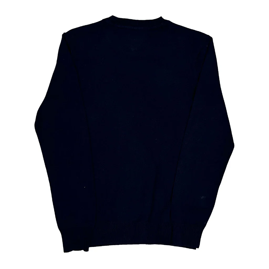 Tommy Hilfiger Jumper - Large Navy Cotton - Image 2