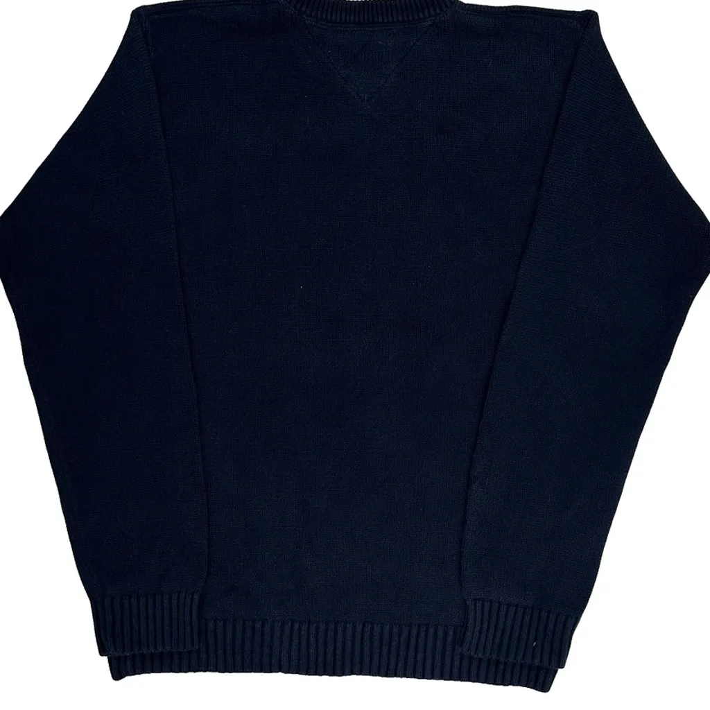 Tommy Hilfiger Jumper - Large Navy Cotton - Image 6