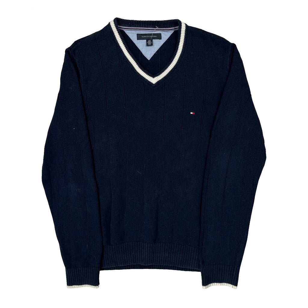 Tommy Hilfiger Jumper - Large Navy Cotton