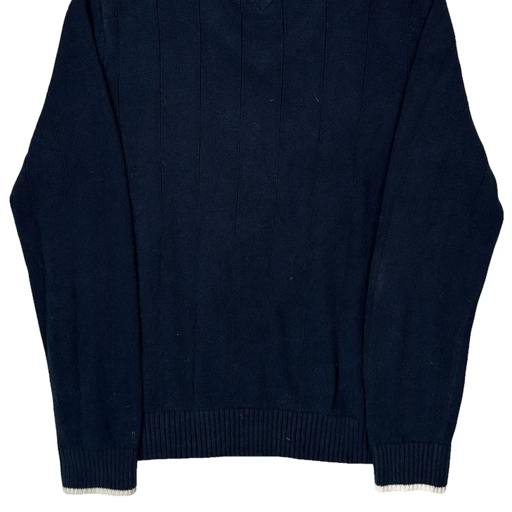 Tommy Hilfiger Jumper - Large Navy Cotton - Image 7
