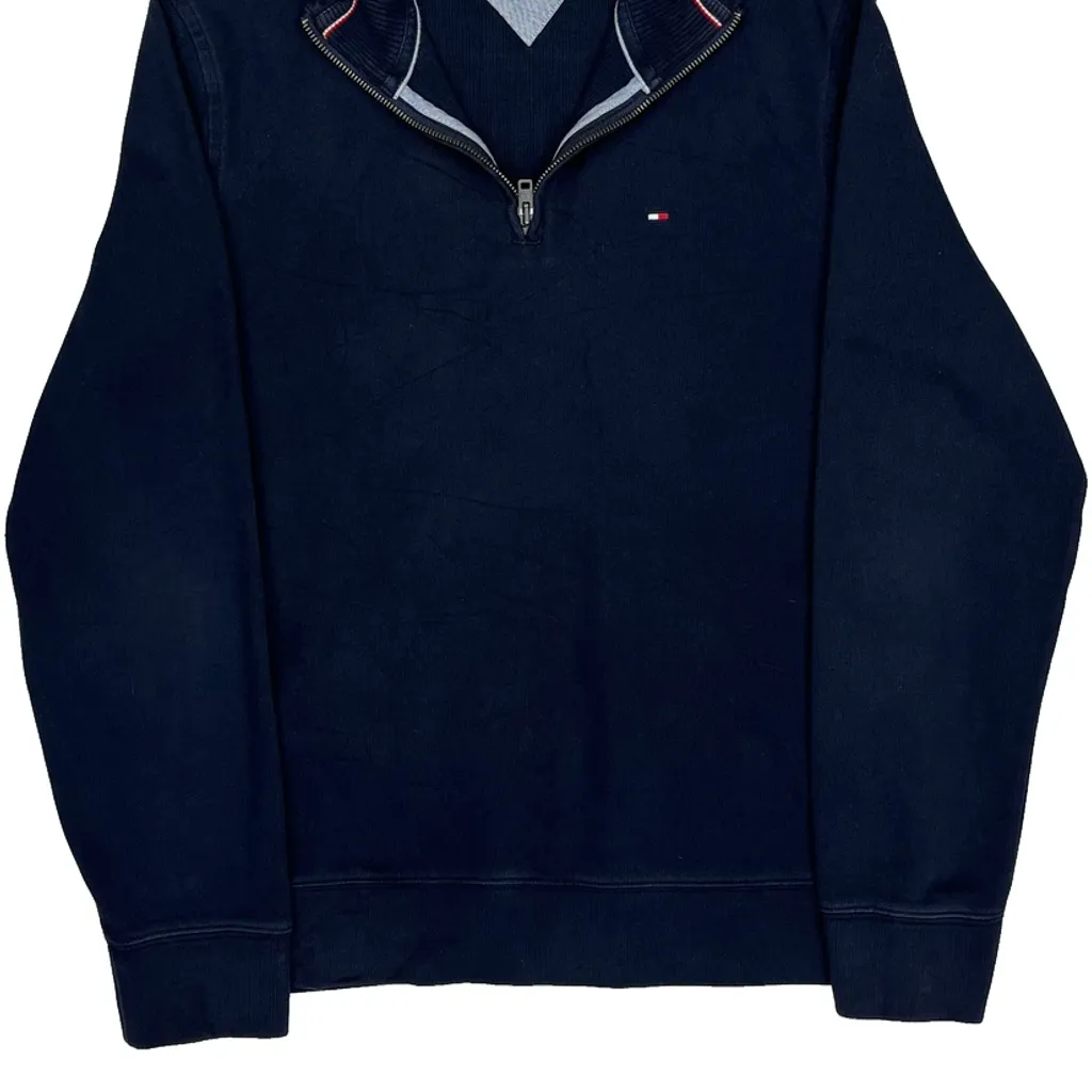 Tommy Hilfiger Jumper - Medium Navy Cotton - Image 6