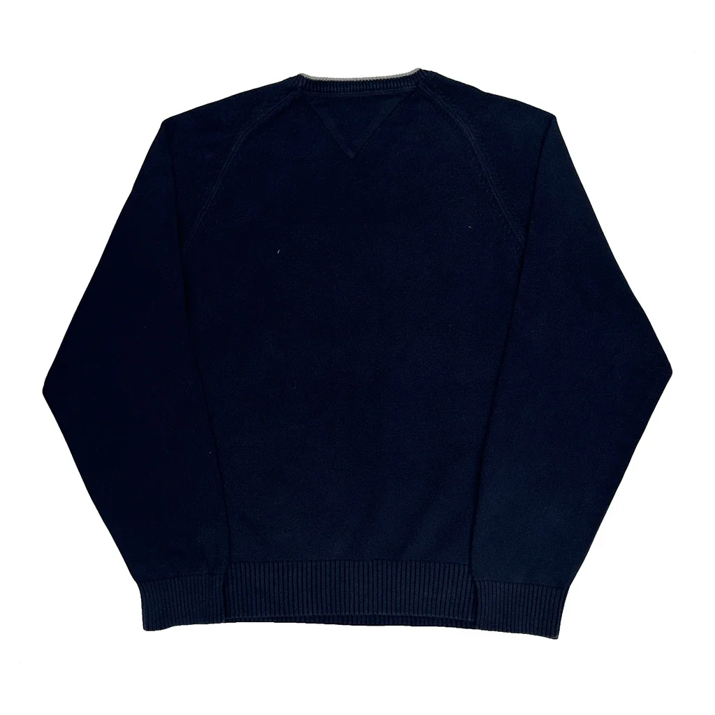 Tommy Hilfiger Jumper - XL Navy Cotton - Image 2
