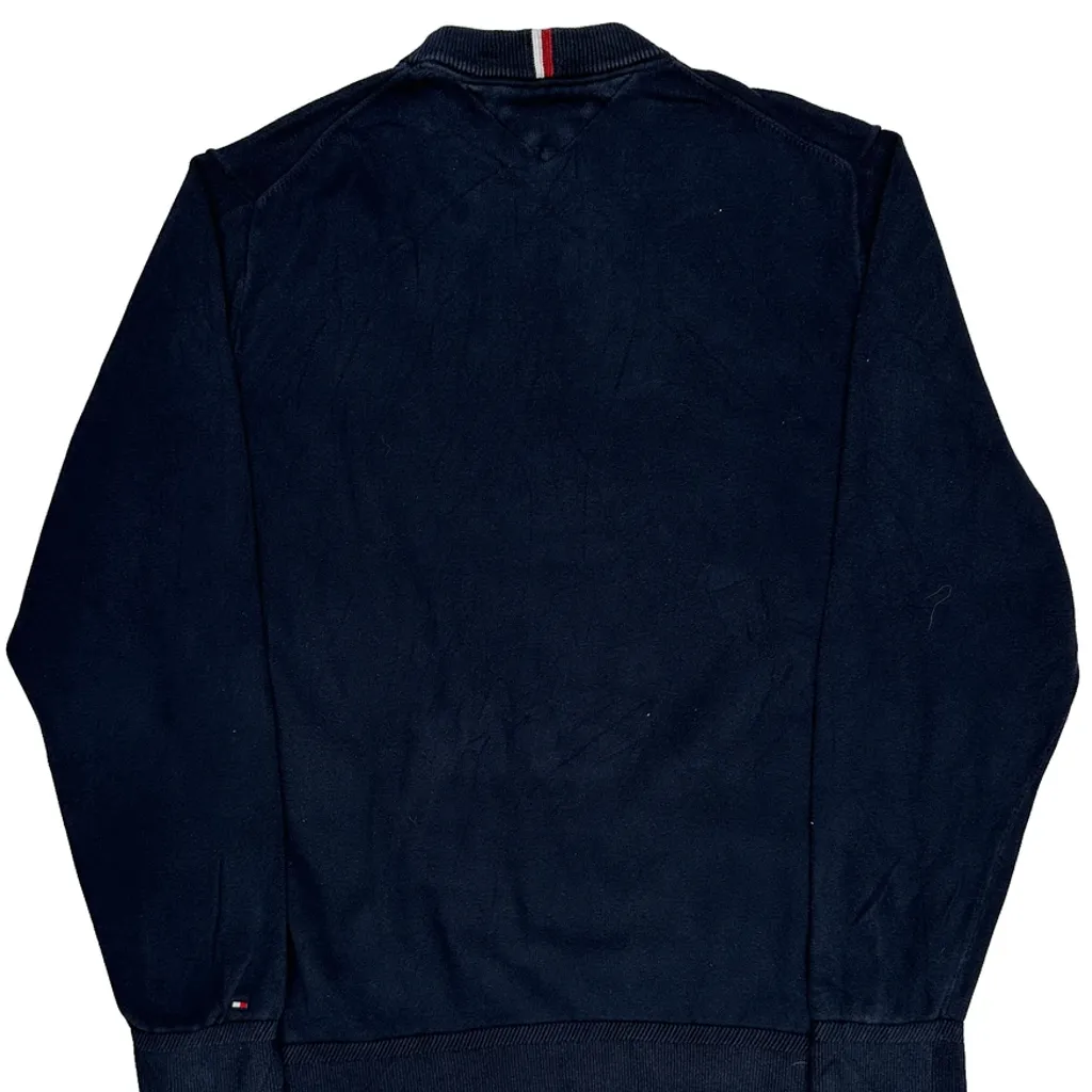 Tommy Hilfiger Graphic Jumper - 2XL Navy Cotton - Image 7