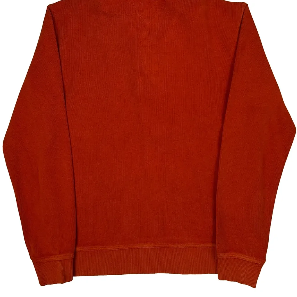 Tommy Hilfiger Jumper - Large Orange Cotton - Image 7