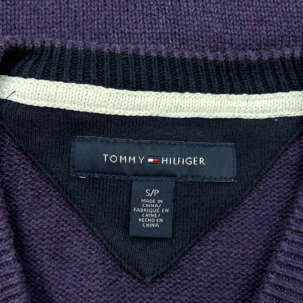 Tommy Hilfiger Jumper - Small Purple Cotton - Image 3