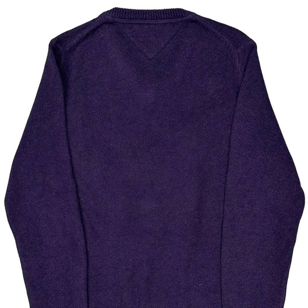 Tommy Hilfiger Jumper - Small Purple Cotton - Image 7