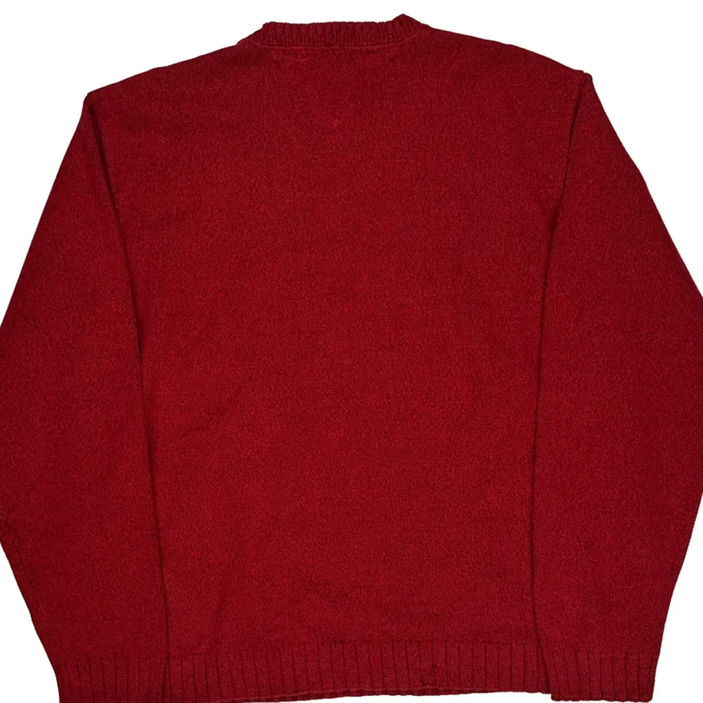 Tommy Hilfiger Jumper - Large Red Cotton - Image 7