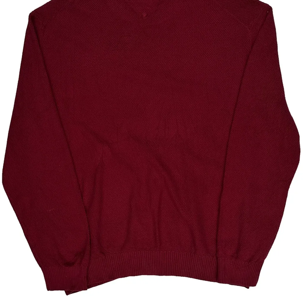Tommy Hilfiger Jumper - 2XL Red Cotton - Image 7
