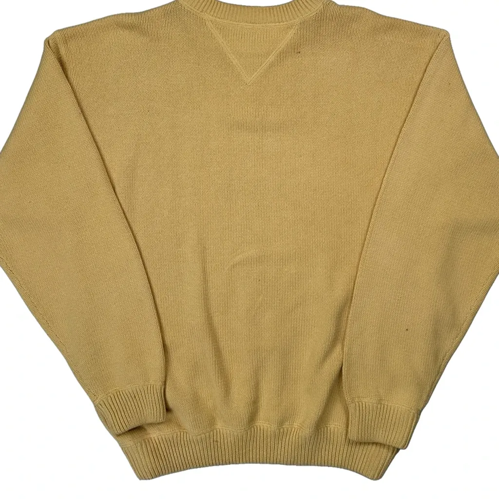 Tommy Hilfiger Jumper - Large Yellow Cotton - Image 7