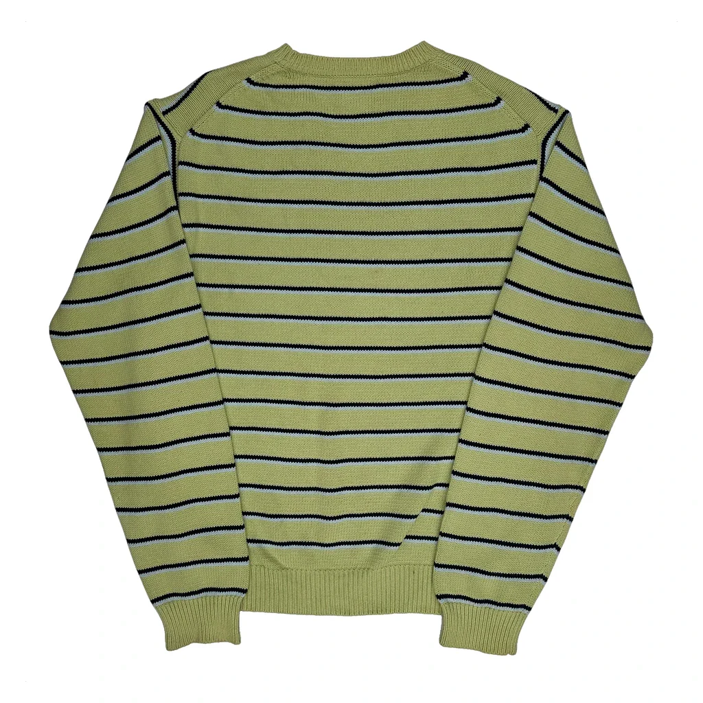 Tommy Hilfiger Striped Jumper - XL Yellow Cotton - Image 2