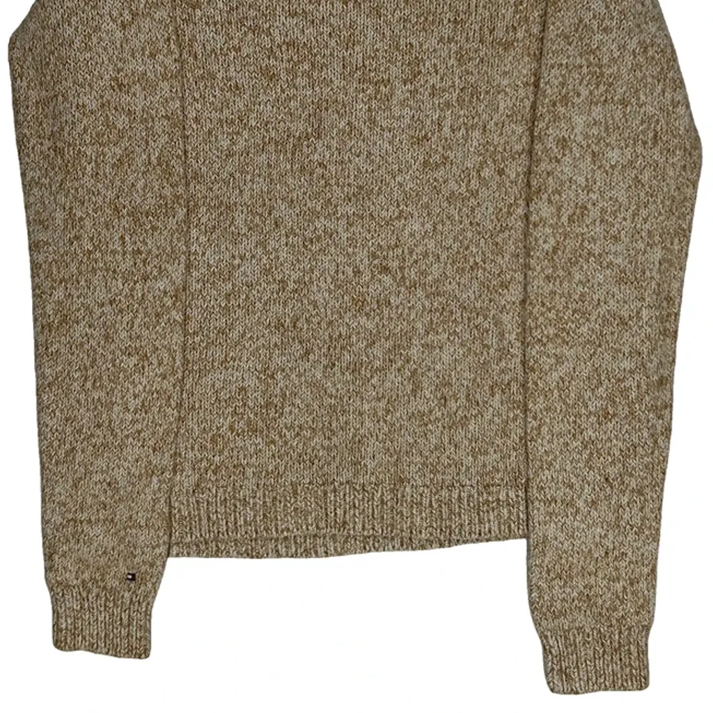 Tommy Hilfiger Jumper - Medium Beige Cotton Blend - Image 7