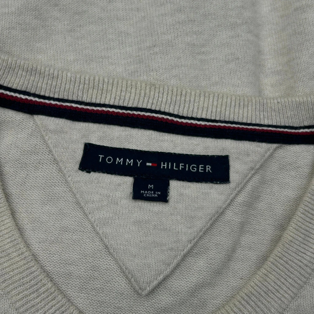 Tommy Hilfiger Argyle Jumper - Medium Beige Cotton - Image 3