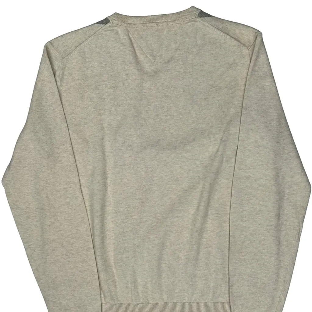 Tommy Hilfiger Argyle Jumper - Medium Beige Cotton - Image 7