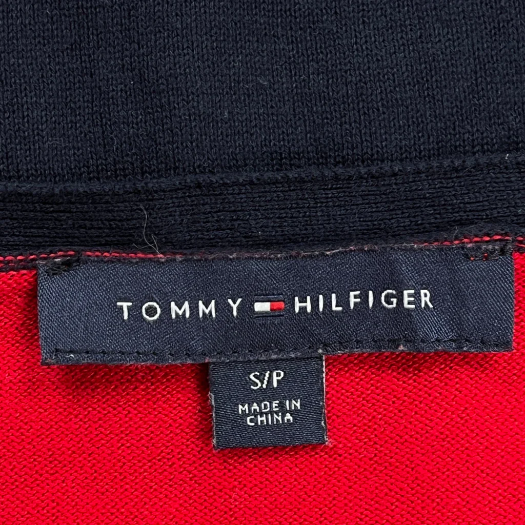Tommy Hilfiger Striped Jumper - Small Black Cotton - Image 3