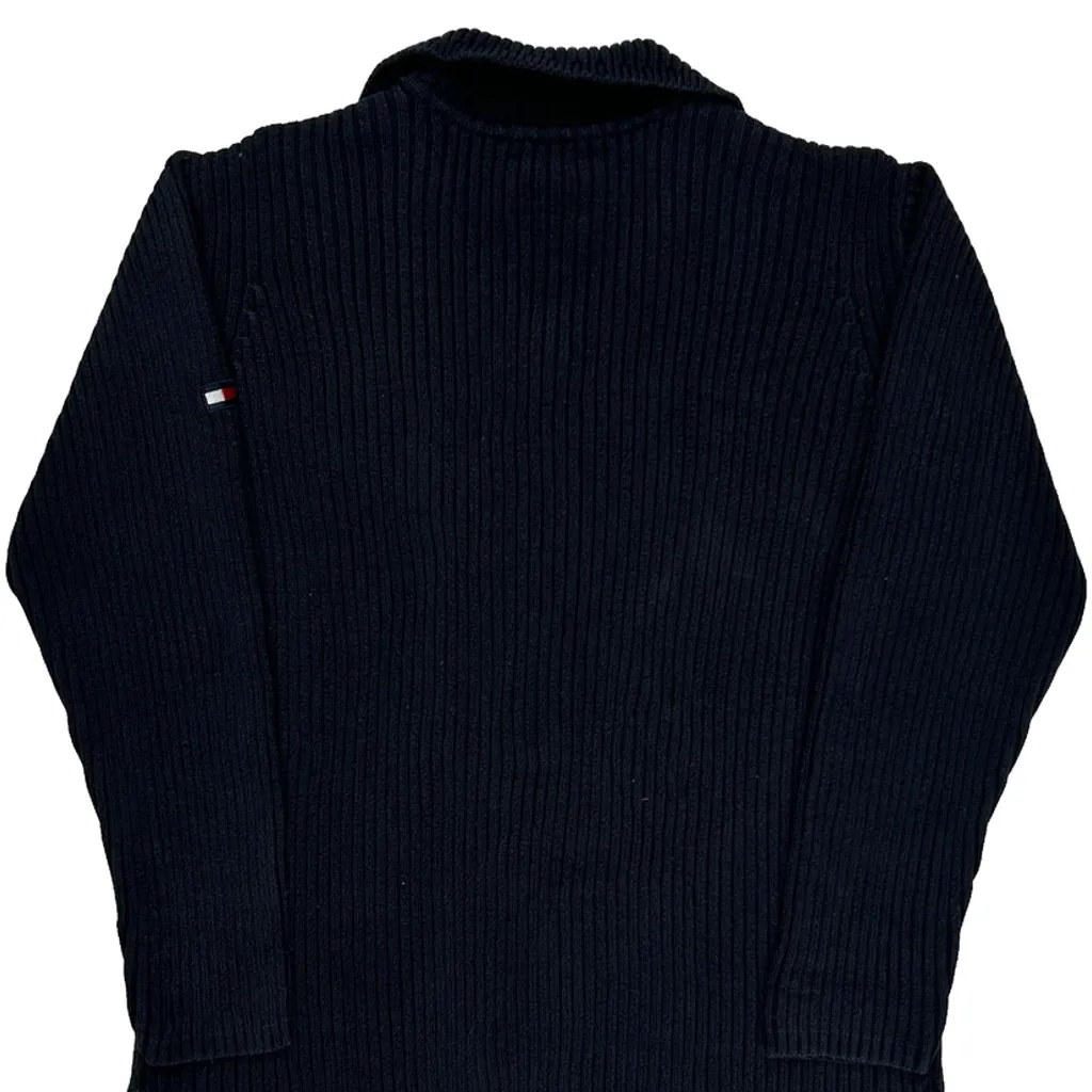 Tommy Hilfiger Jumper - Small Black Cotton - Image 6