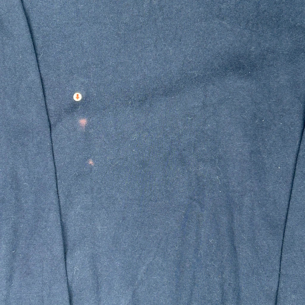 Tommy Hilfiger V-Neck Jumper - Medium Blue Cotton - Image 3