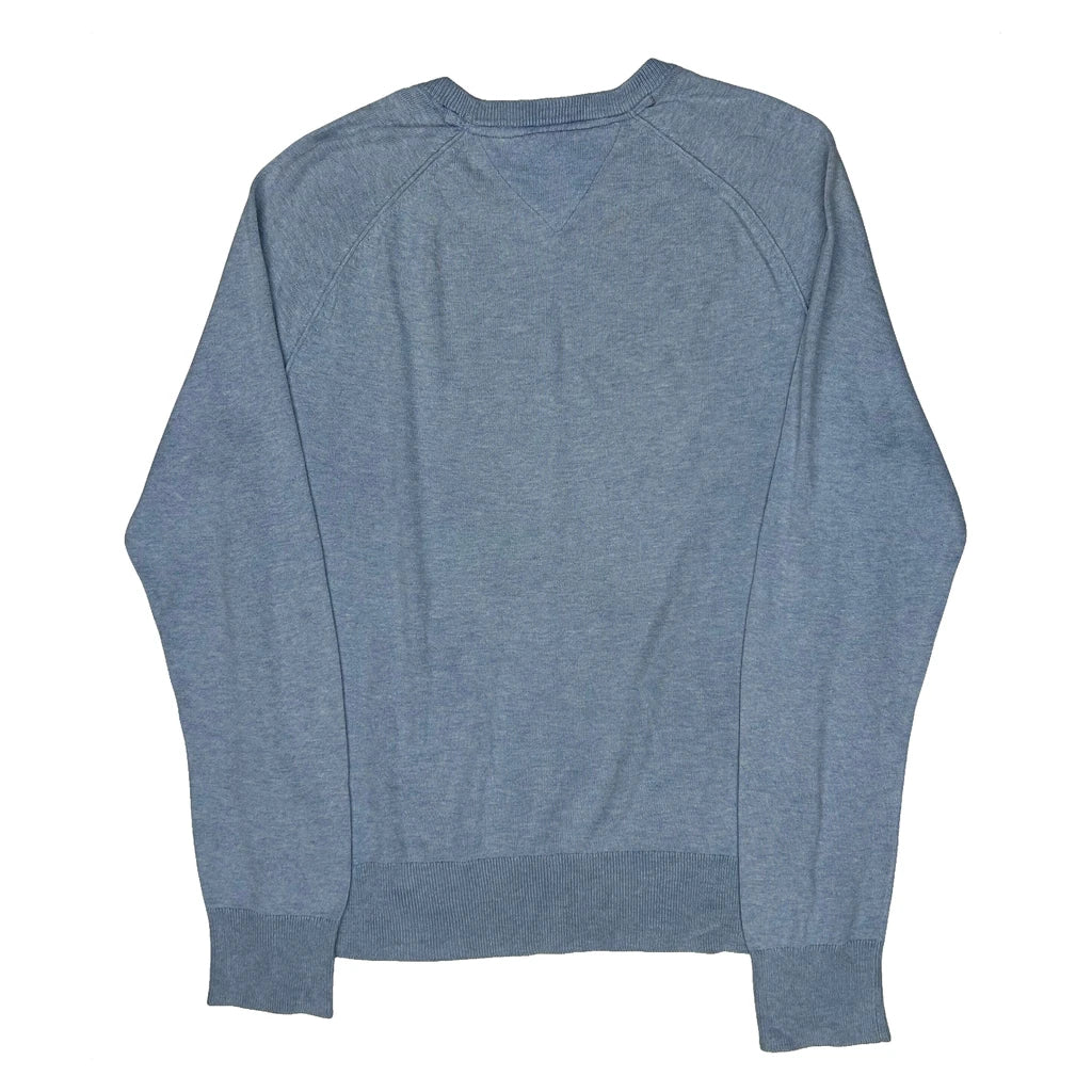 Tommy Hilfiger Jumper - Medium Blue Cotton - Image 2