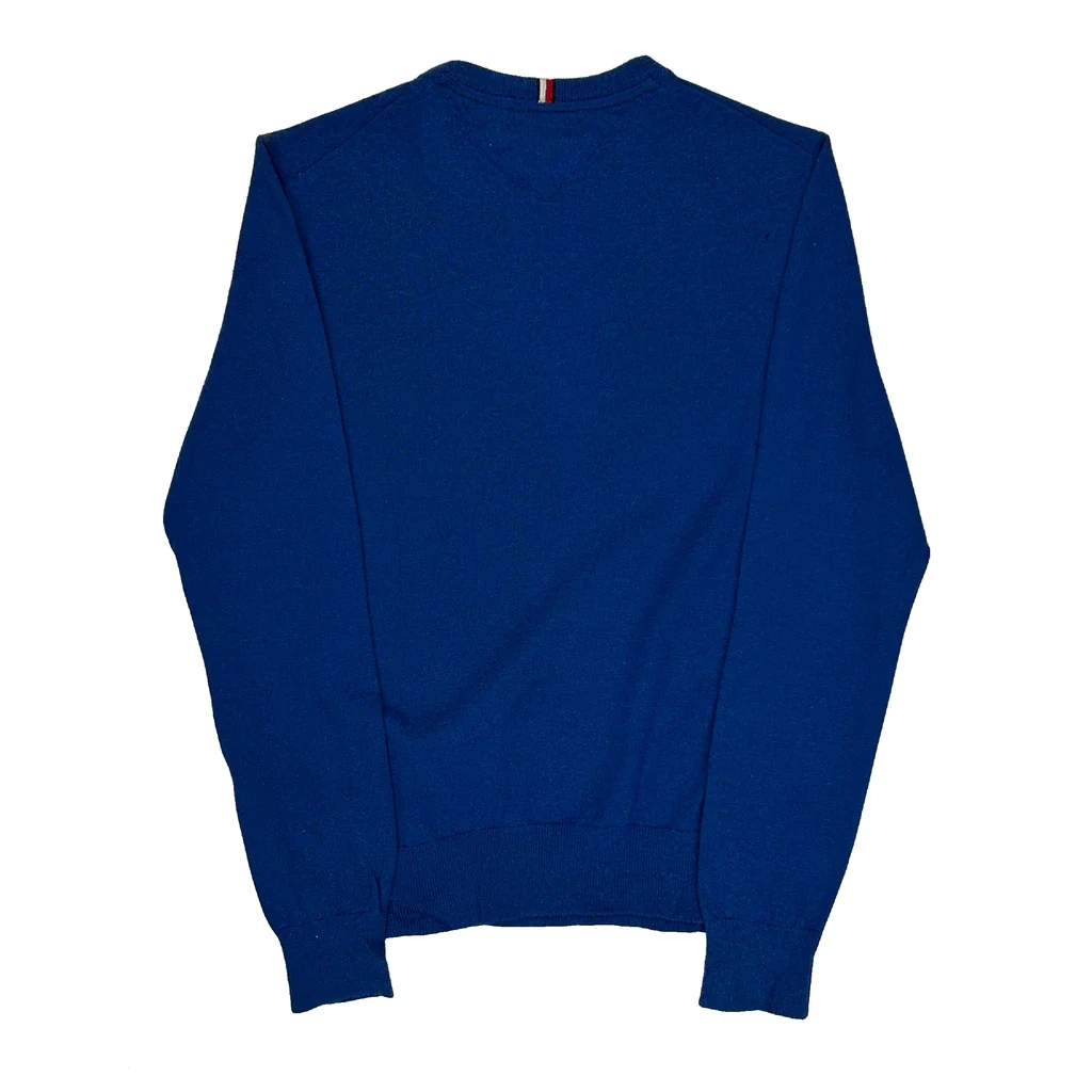 Tommy Hilfiger Jumper - Small Blue Wool - Image 2