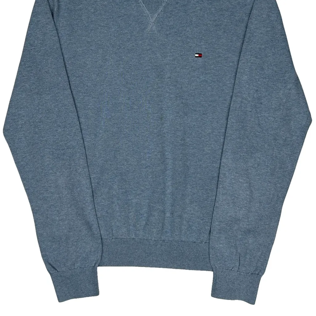 Tommy Hilfiger Jumper - Small Blue Cotton - Image 4