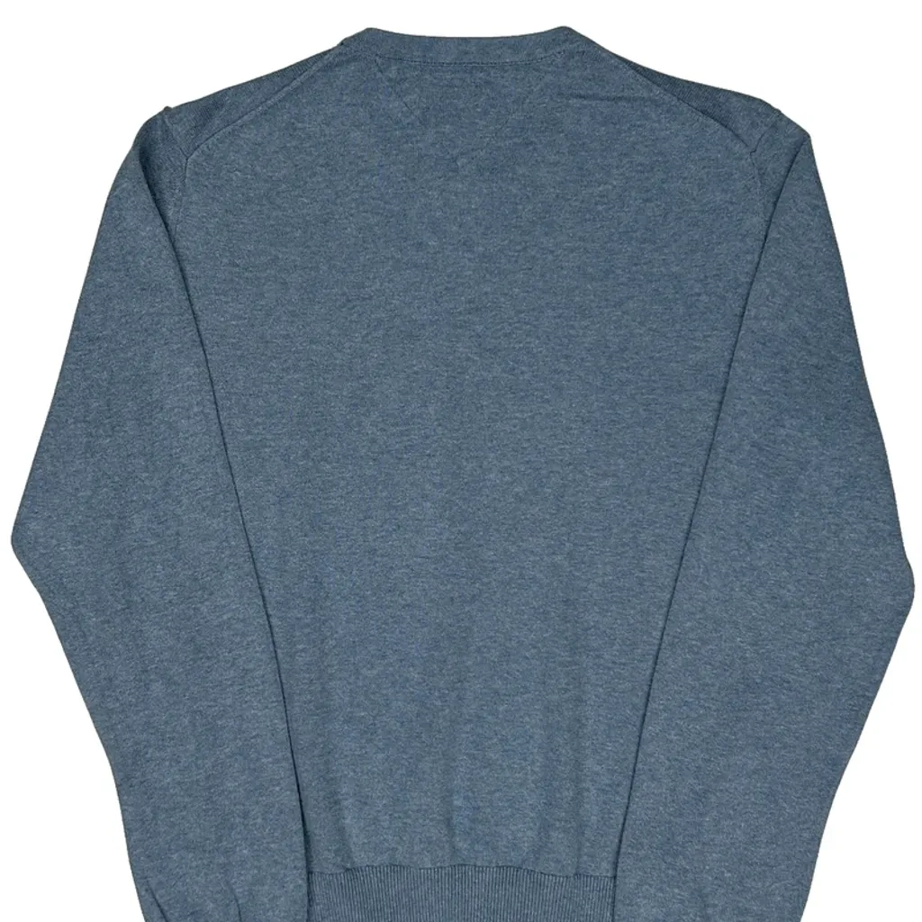 Tommy Hilfiger Jumper - Small Blue Cotton - Image 7
