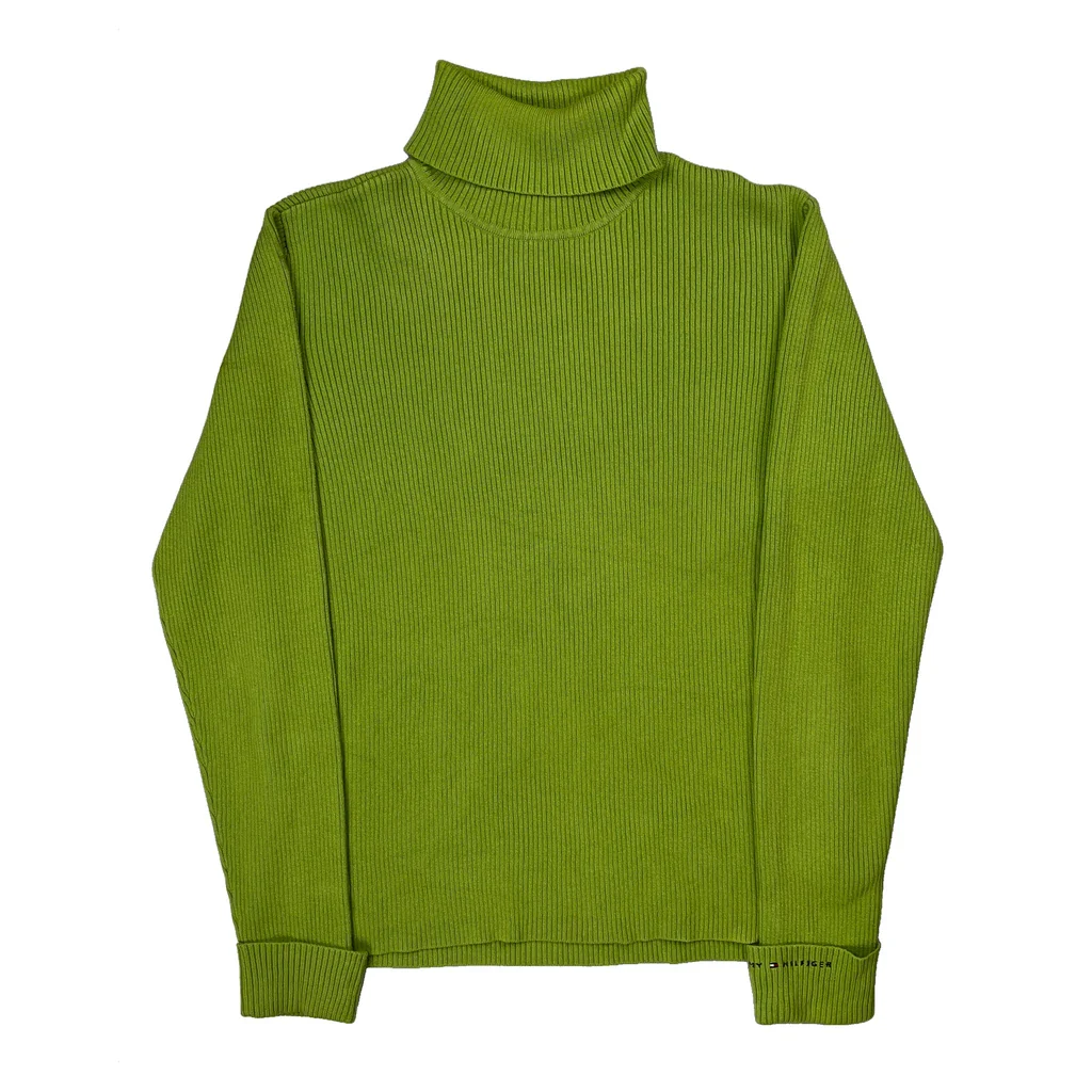 Tommy Hilfiger Jumper - Large Green Cotton