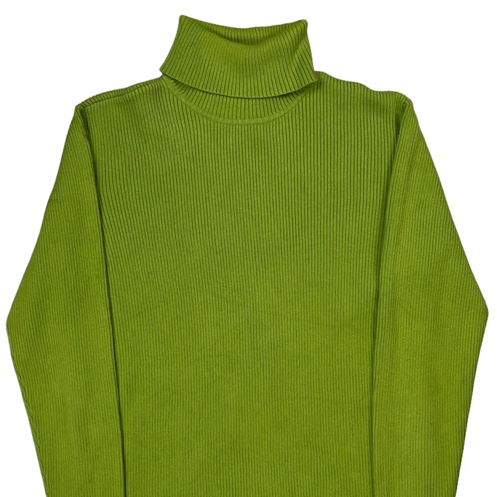 Tommy Hilfiger Jumper - Large Green Cotton - Image 5