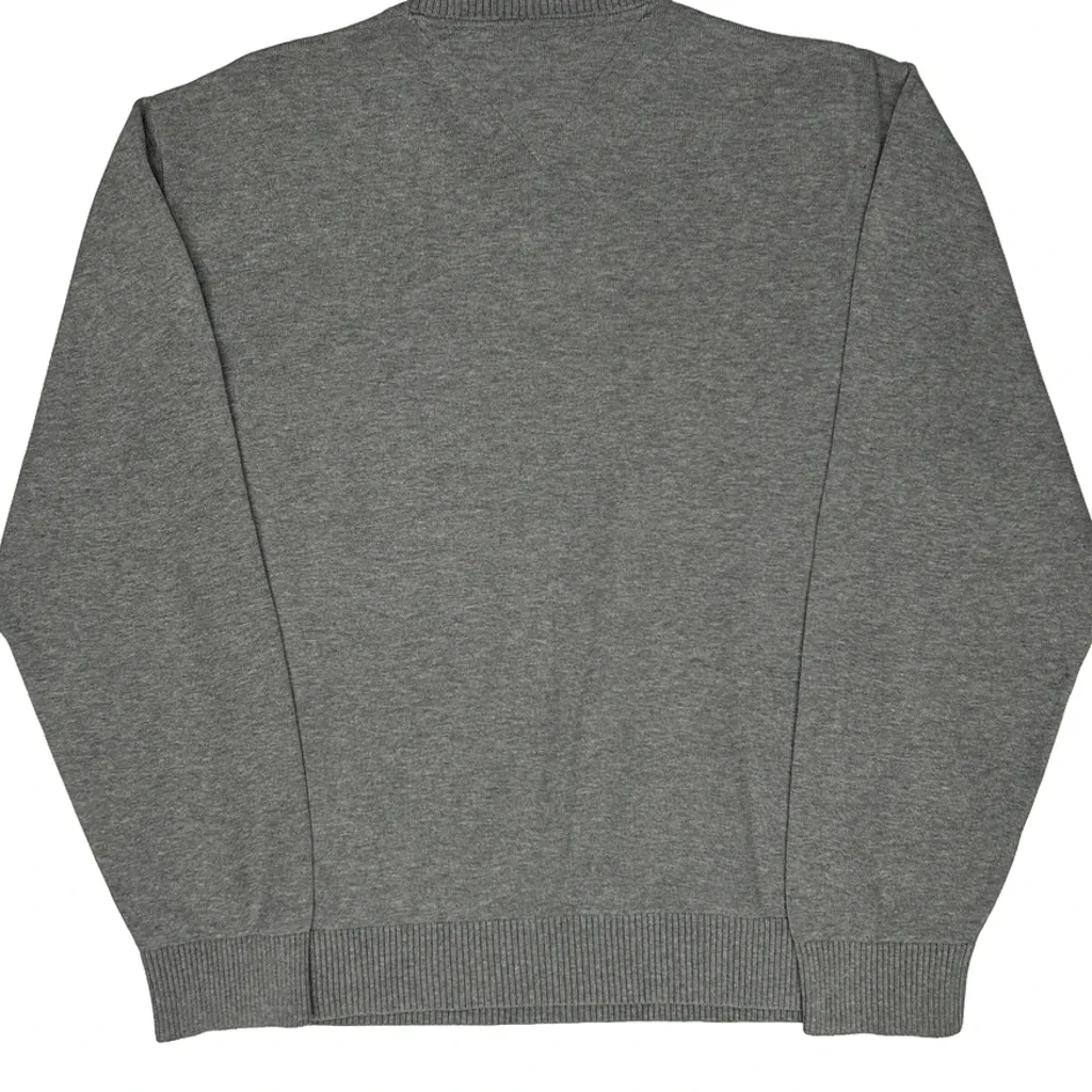 Tommy Hilfiger Jumper - XL Grey Cotton - Image 6