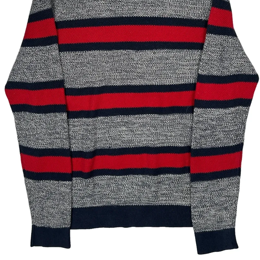 Tommy Hilfiger Striped Jumper - Large Multicoloured Cotton Blend - Image 6