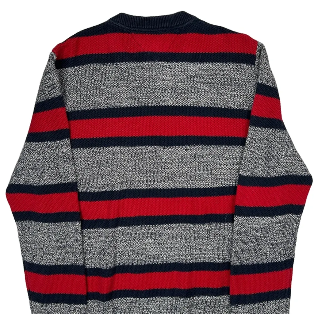 Tommy Hilfiger Striped Jumper - Large Multicoloured Cotton Blend - Image 7