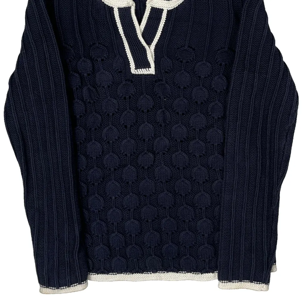 Tommy Hilfiger Jumper - Medium Navy Cotton - Image 5