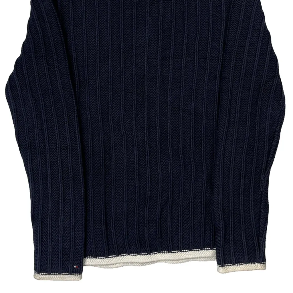 Tommy Hilfiger Jumper - Medium Navy Cotton - Image 6