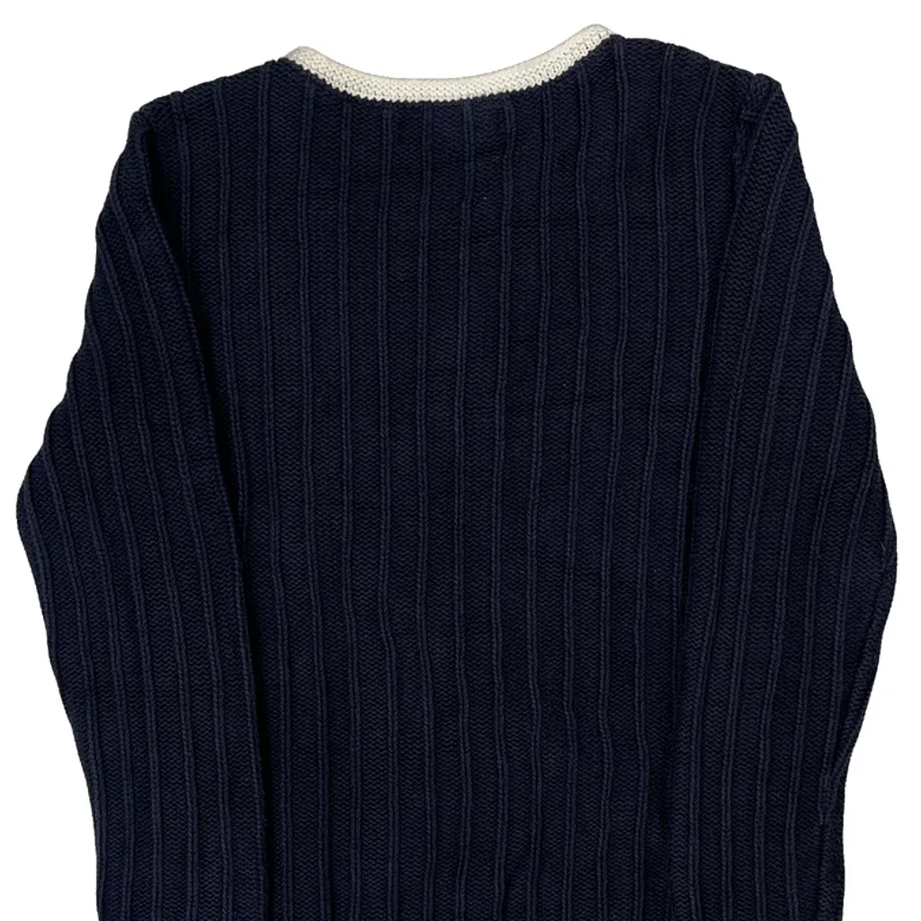 Tommy Hilfiger Jumper - Medium Navy Cotton - Image 7