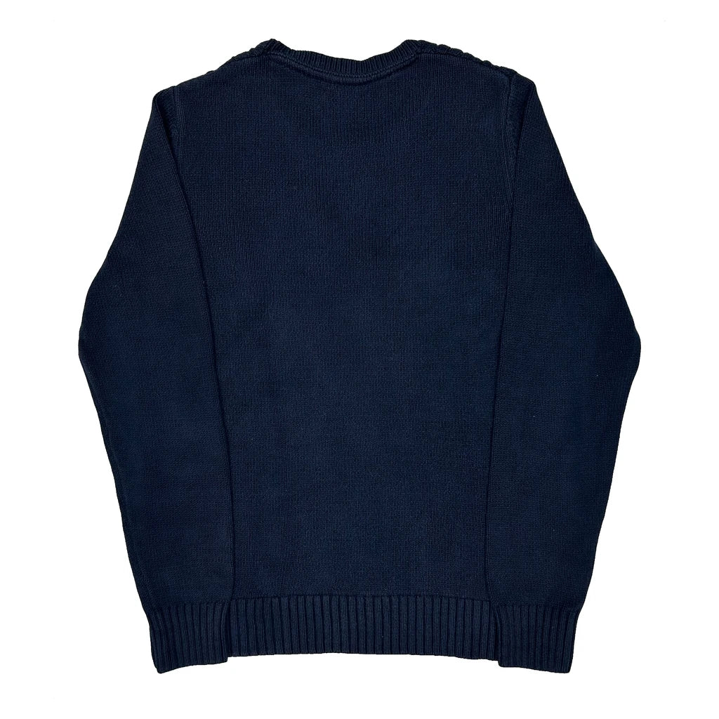 Tommy Hilfiger Jumper - Medium Navy Cotton - Image 2