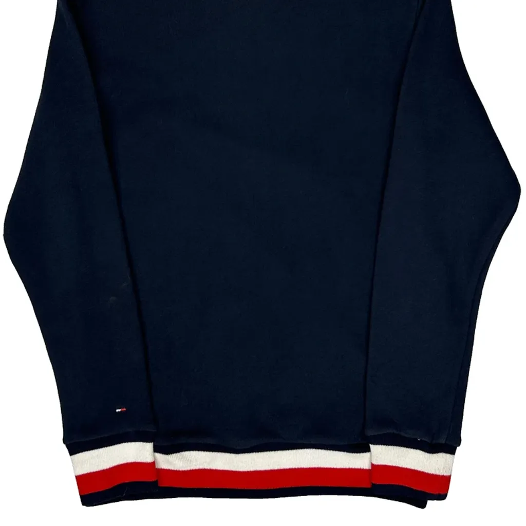 Tommy Hilfiger Striped Jumper - Medium Navy Cotton - Image 6