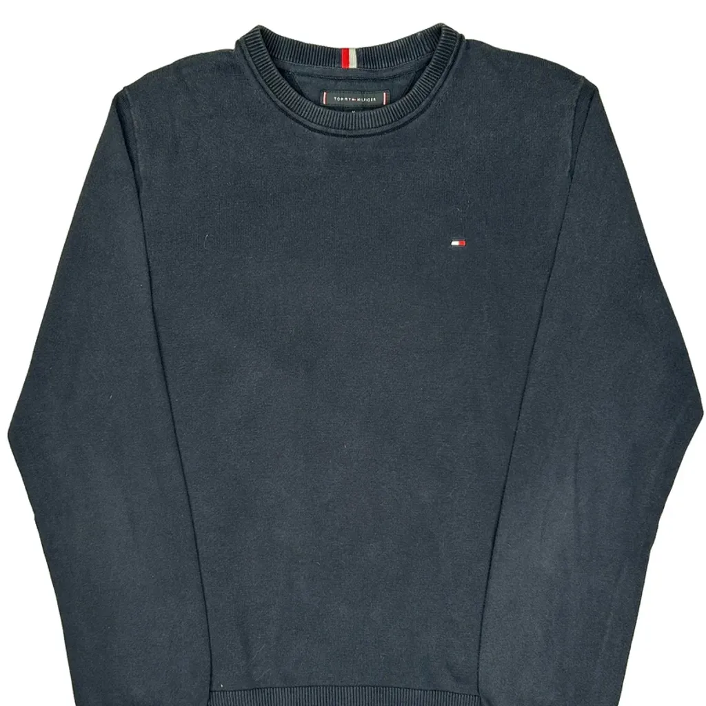 Tommy Hilfiger Jumper - Medium Navy Cotton - Image 4