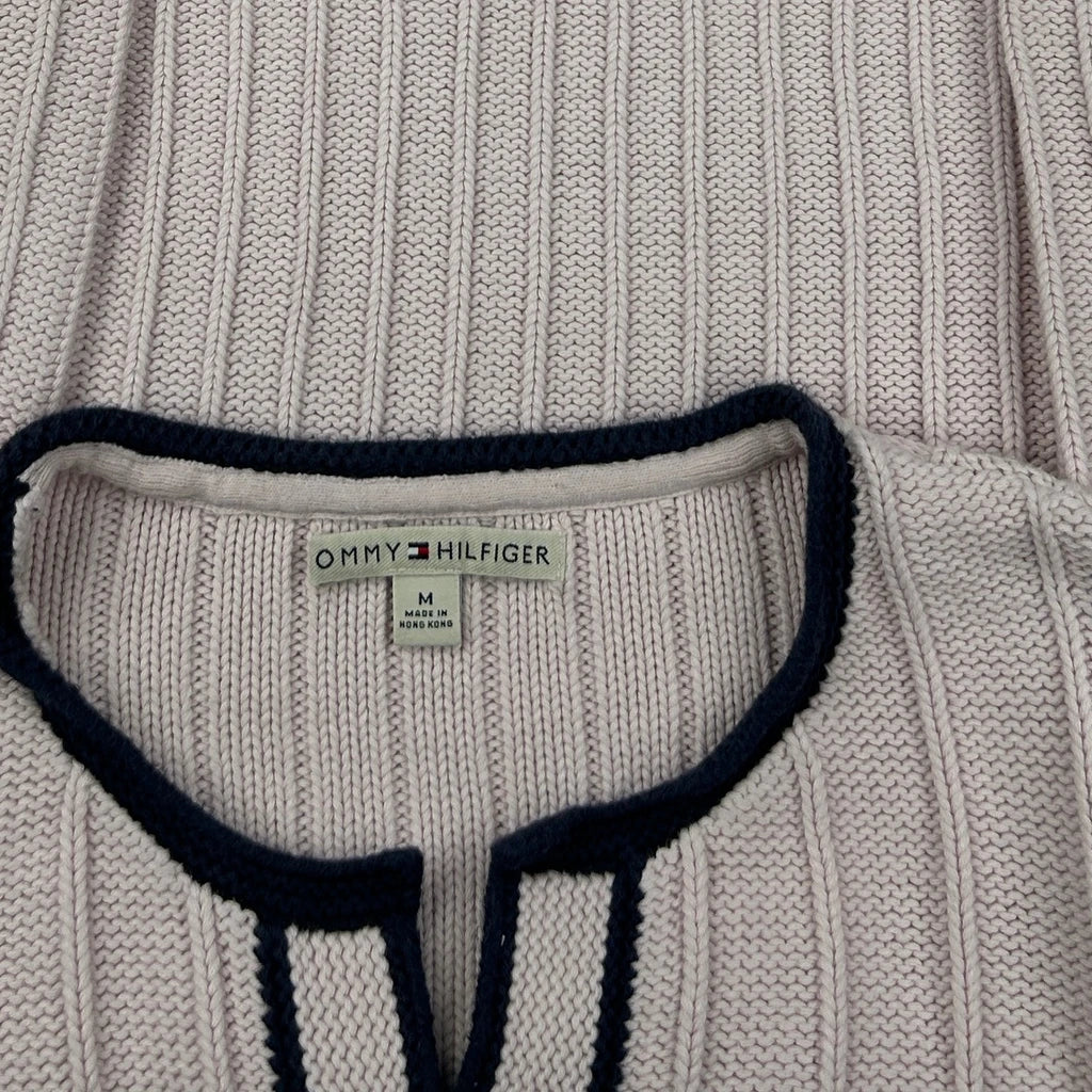 Tommy Hilfiger Jumper - Medium Pink Cotton - Image 3