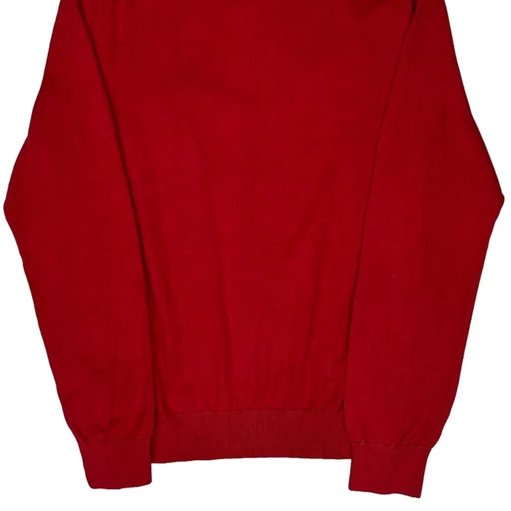 Tommy Hilfiger Jumper - Medium Red Cotton - Image 7