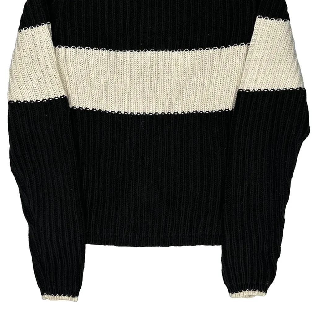 Tommy Hilfiger Striped Jumper - Large White Wool - Image 6