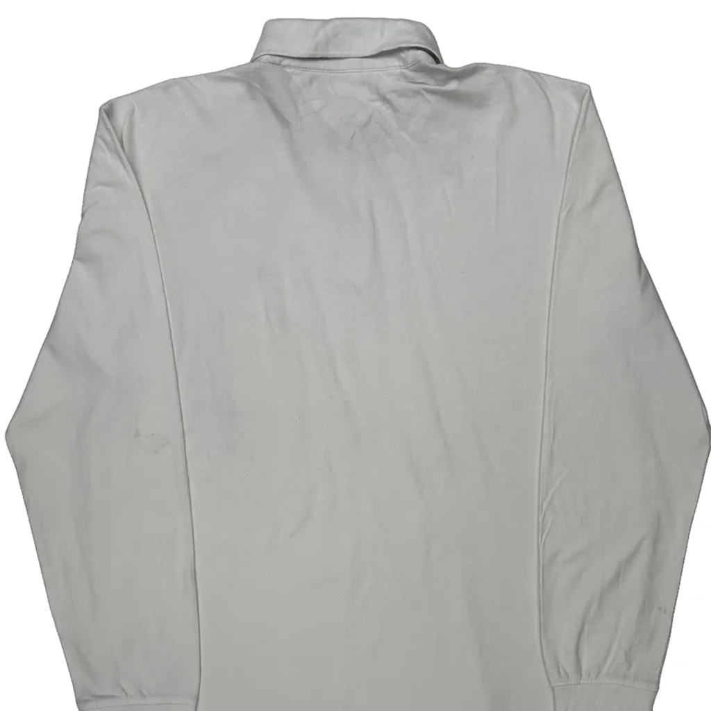 Tommy Hilfiger Long Sleeve Polo Shirt - XL White Cotton - Image 6