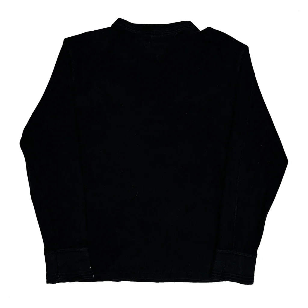 Tommy Hilfiger Long Sleeve T-Shirt - XL Black Cotton - Image 2