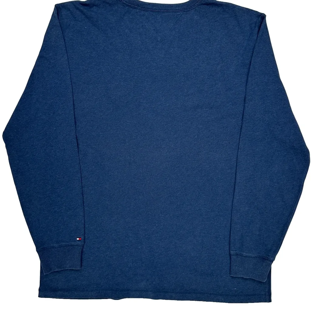 Tommy Hilfiger Long Sleeve T-Shirt - 2XL Blue Cotton - Image 6